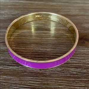 Purple and gold Kate Spade Enamel bracelet